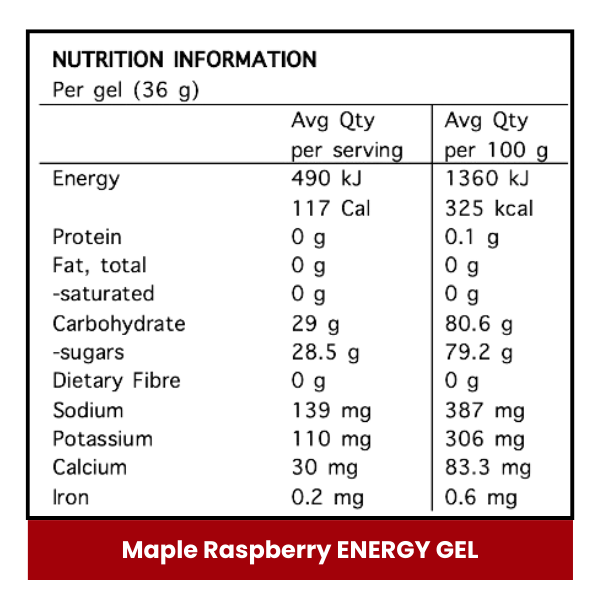 Discovery Pack - 9 Gels Maple Syrup | ENERGY GELS