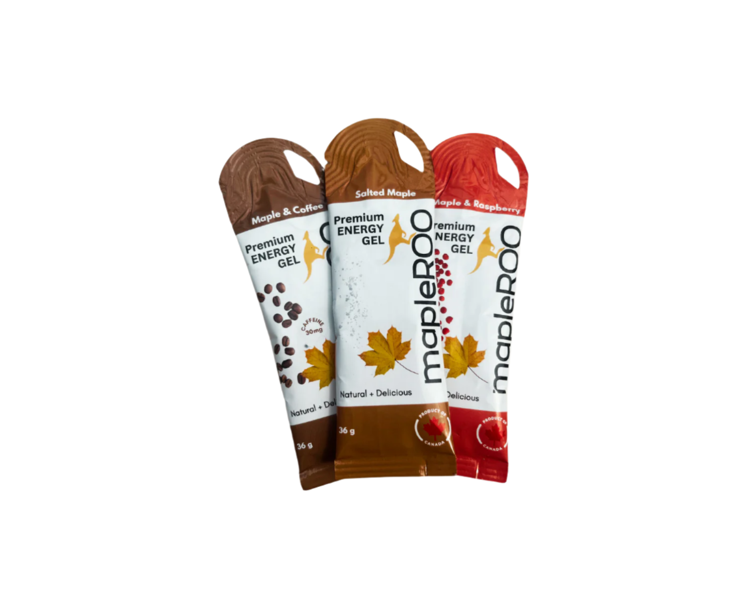 Try mapleROO discovery pack 9 energy maple syrup gels  to fuel muscles during intense activities like running and cycling.